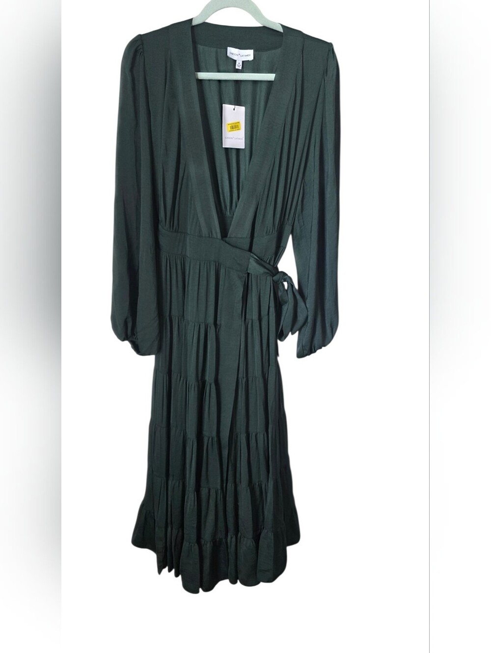 New Gibson Latimer Elegant Green Dress Medium